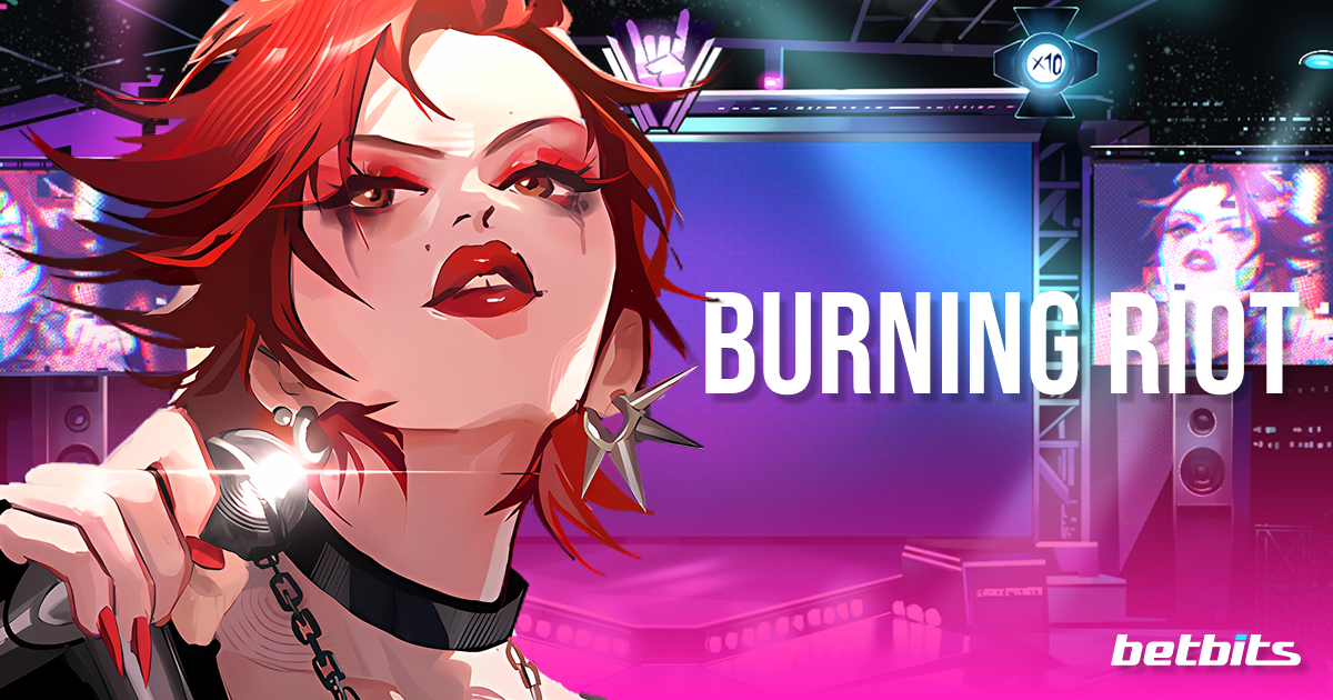 Burning Riot – Rock Out on 6 Reels for a 10,000x Top Prize