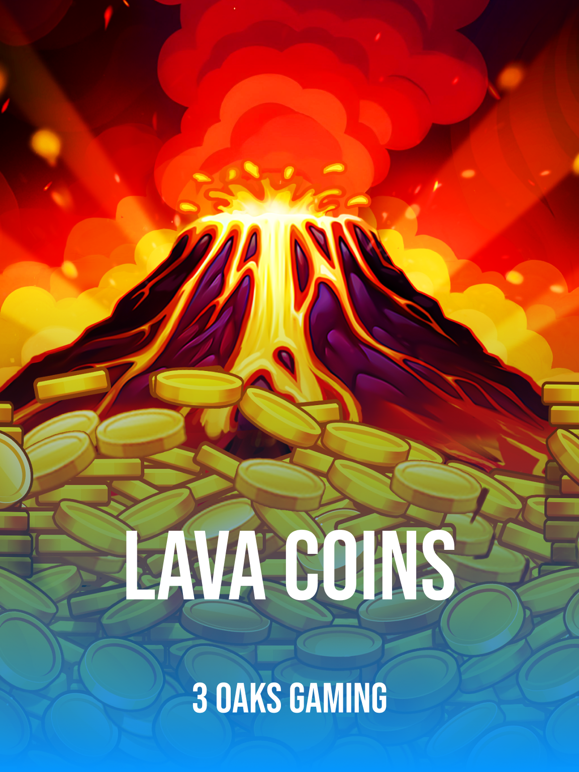 Lava Coins – A Vibrant Volcano-Themed Slot by 3 Oaks Gaming